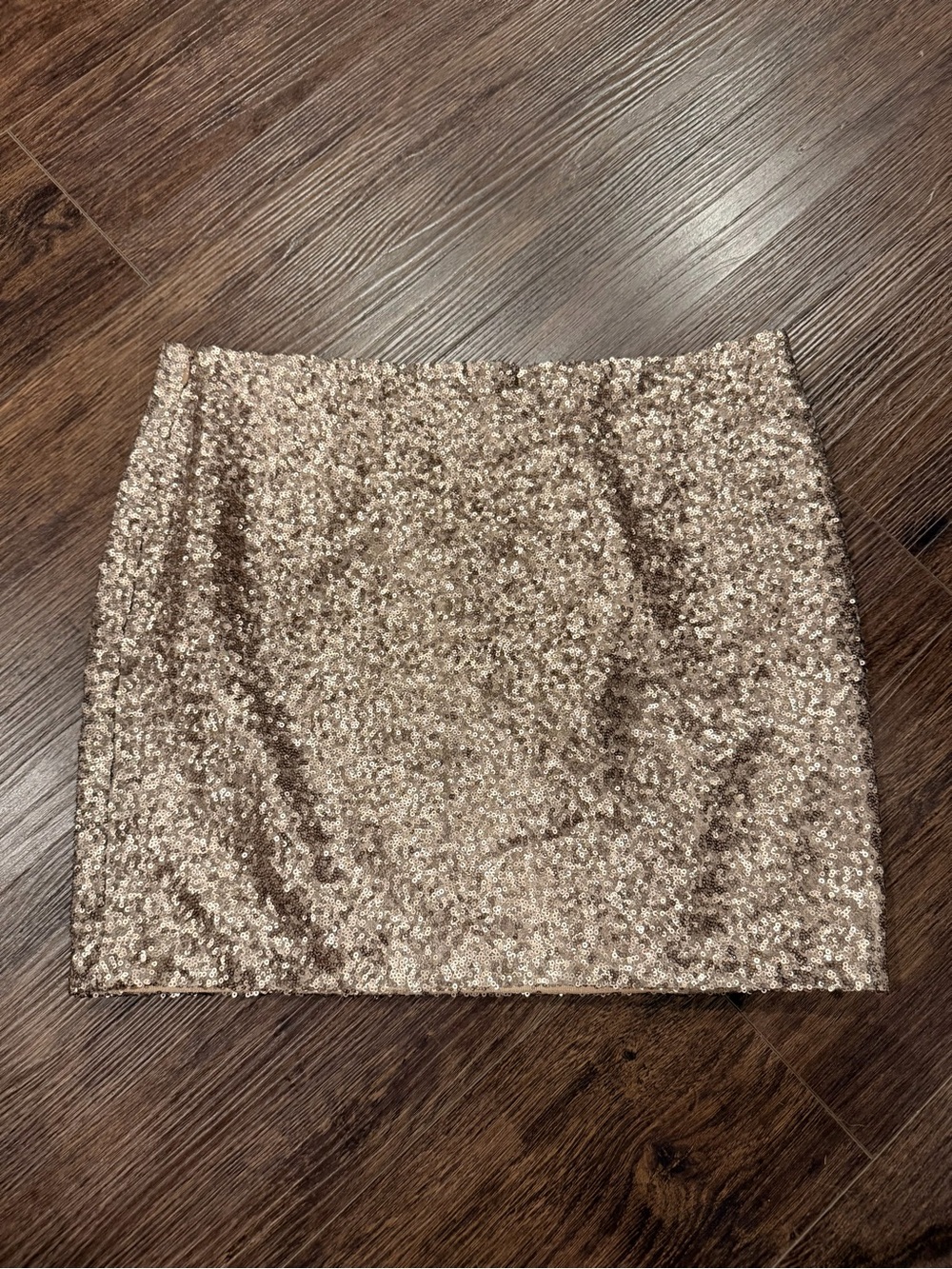 i JEANS by BUFFALO Gold Sequin Sparkle Mini Skirt
